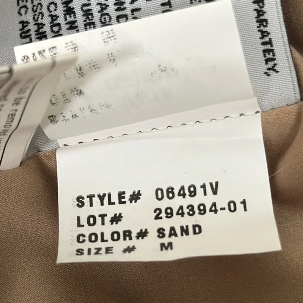Via Spiga Water Repellent Tan Trench Coat size Medium